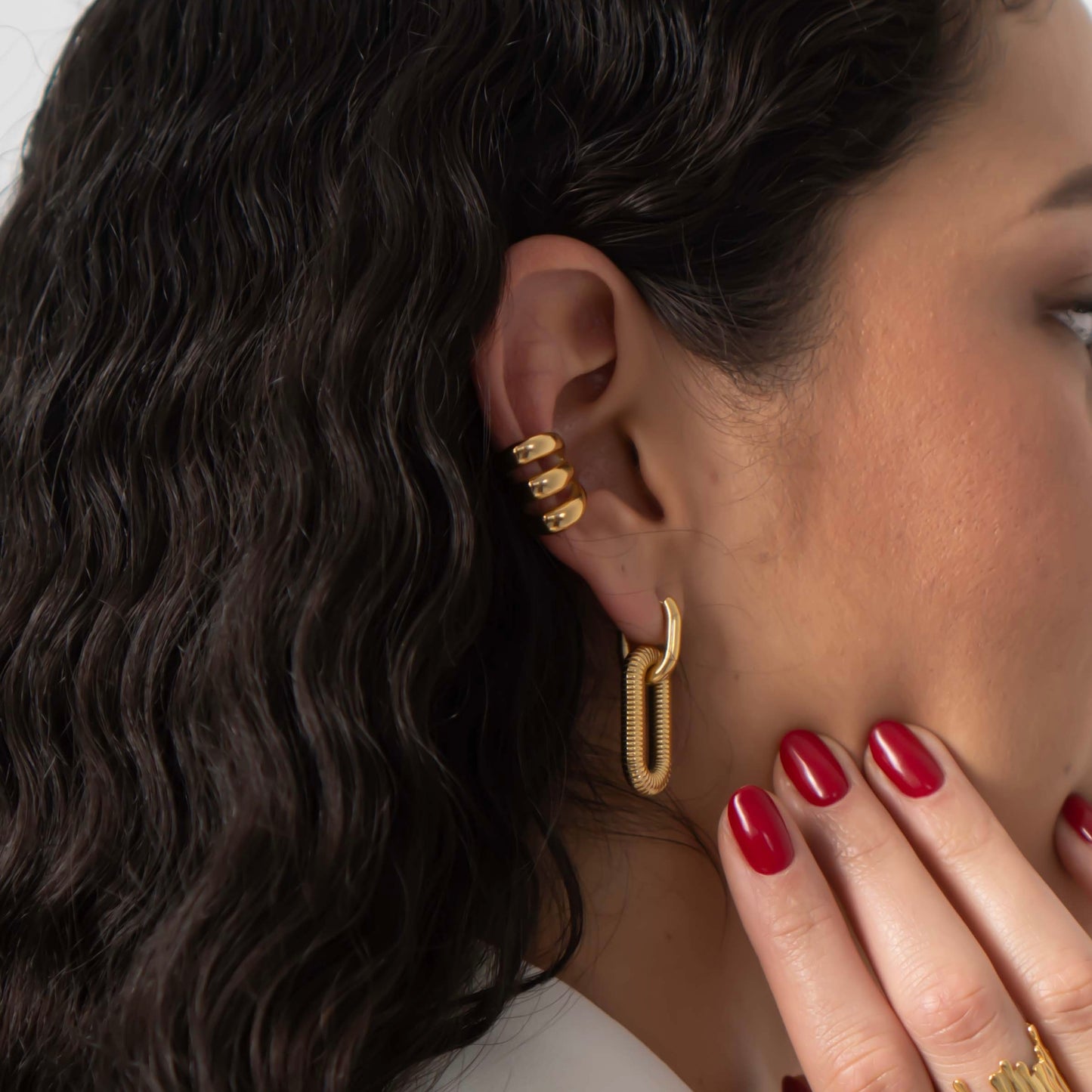 Arracadas Doble Óvalo