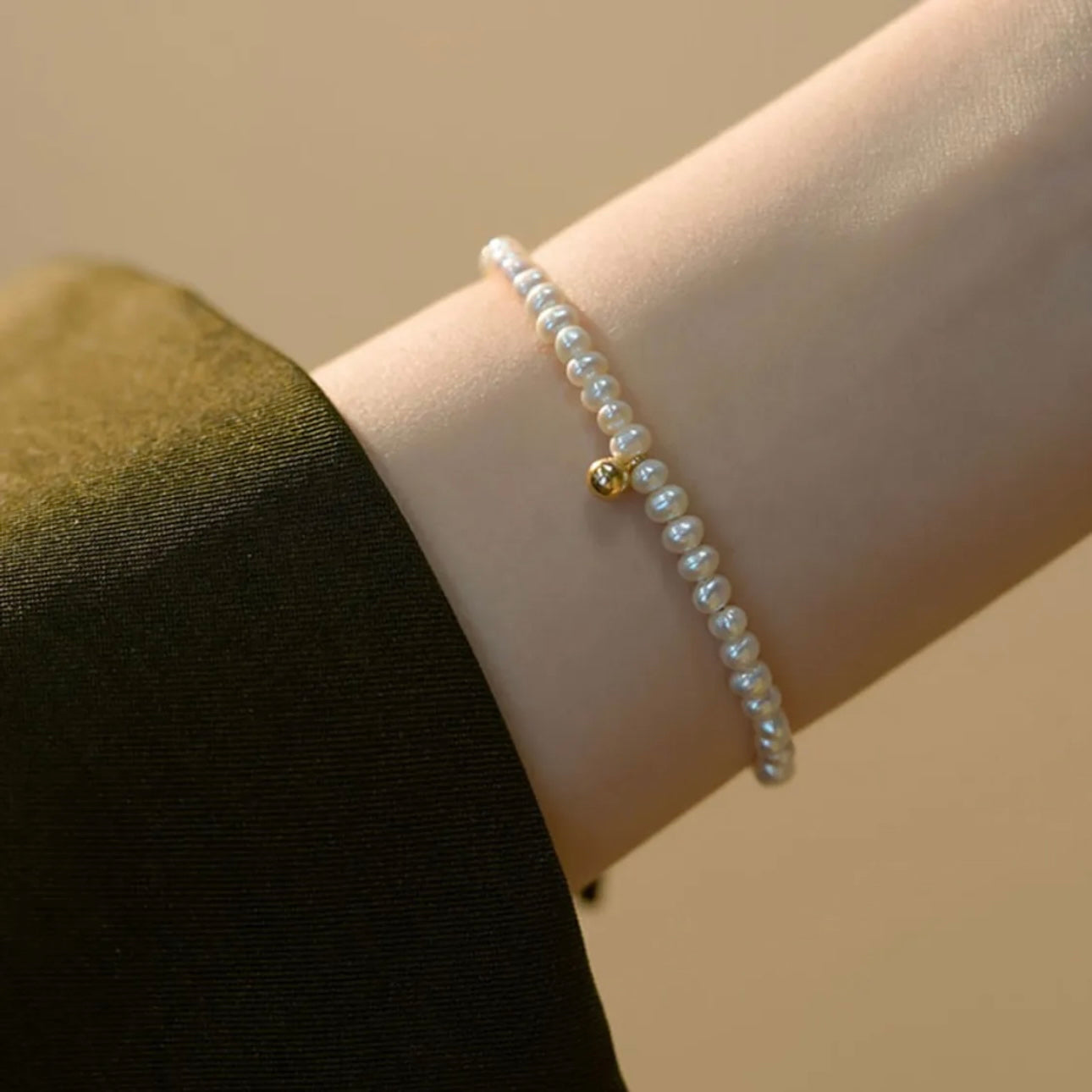 Pulsera Golden Pearl