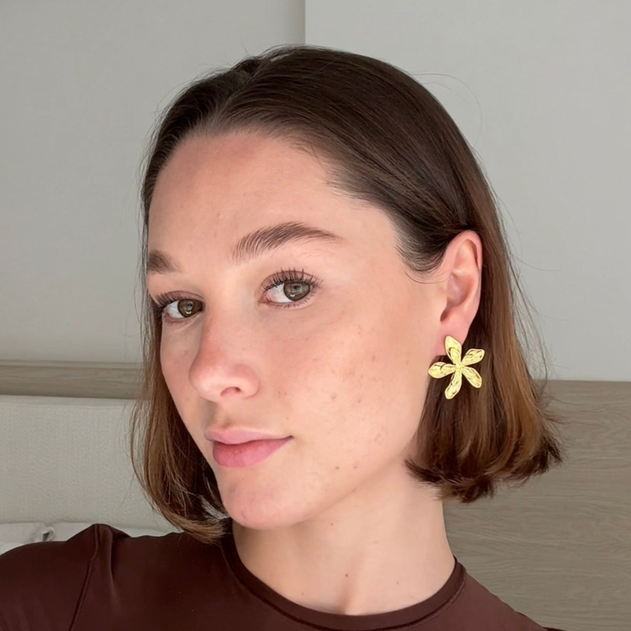 Aretes Flor