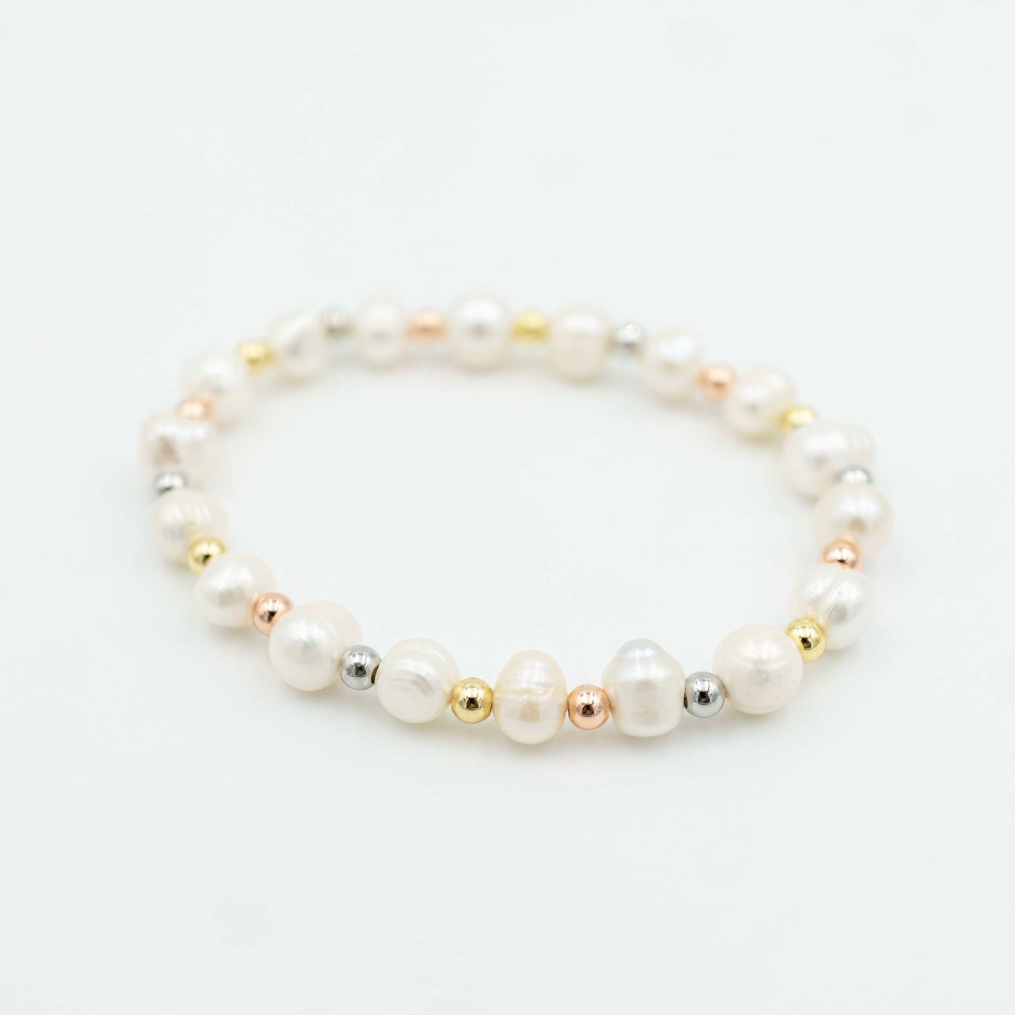 Pulsera Tricolor Perla Cultivada