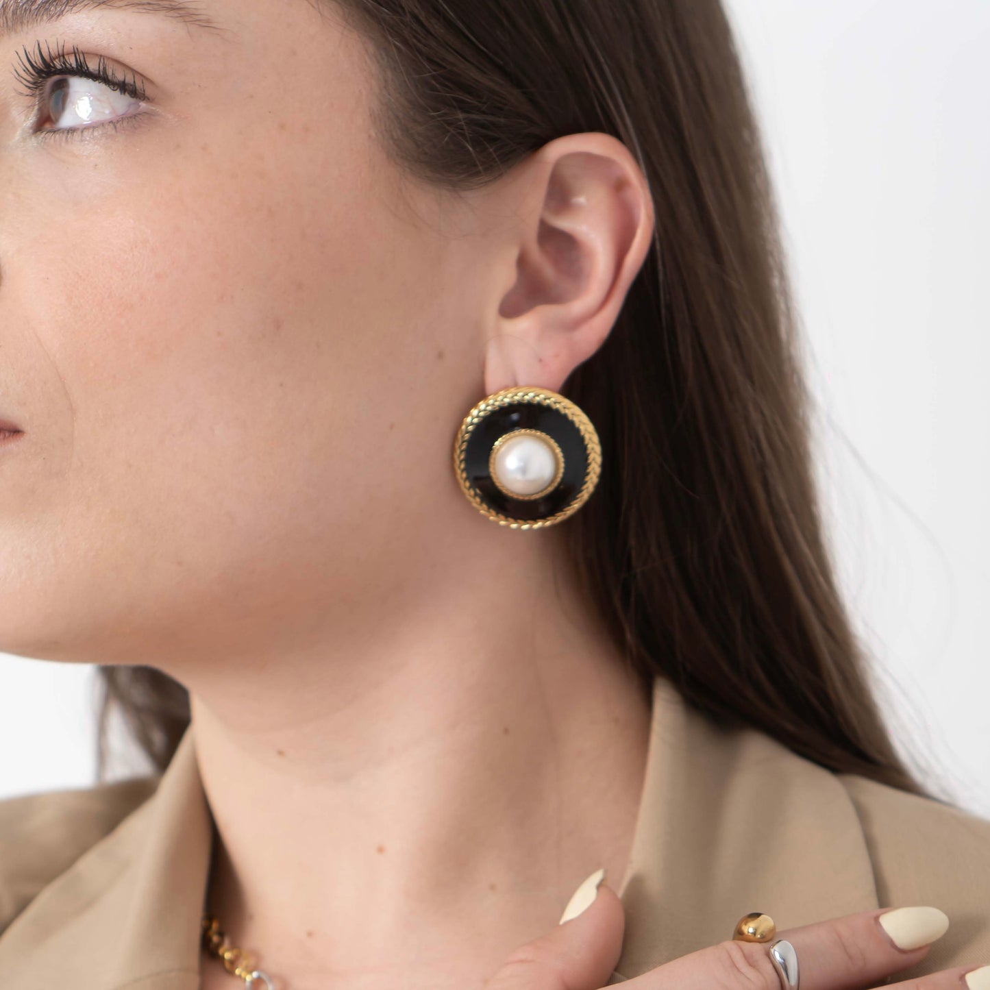 Aretes Black Pearl