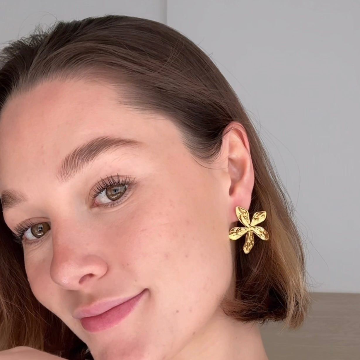 Aretes Flor