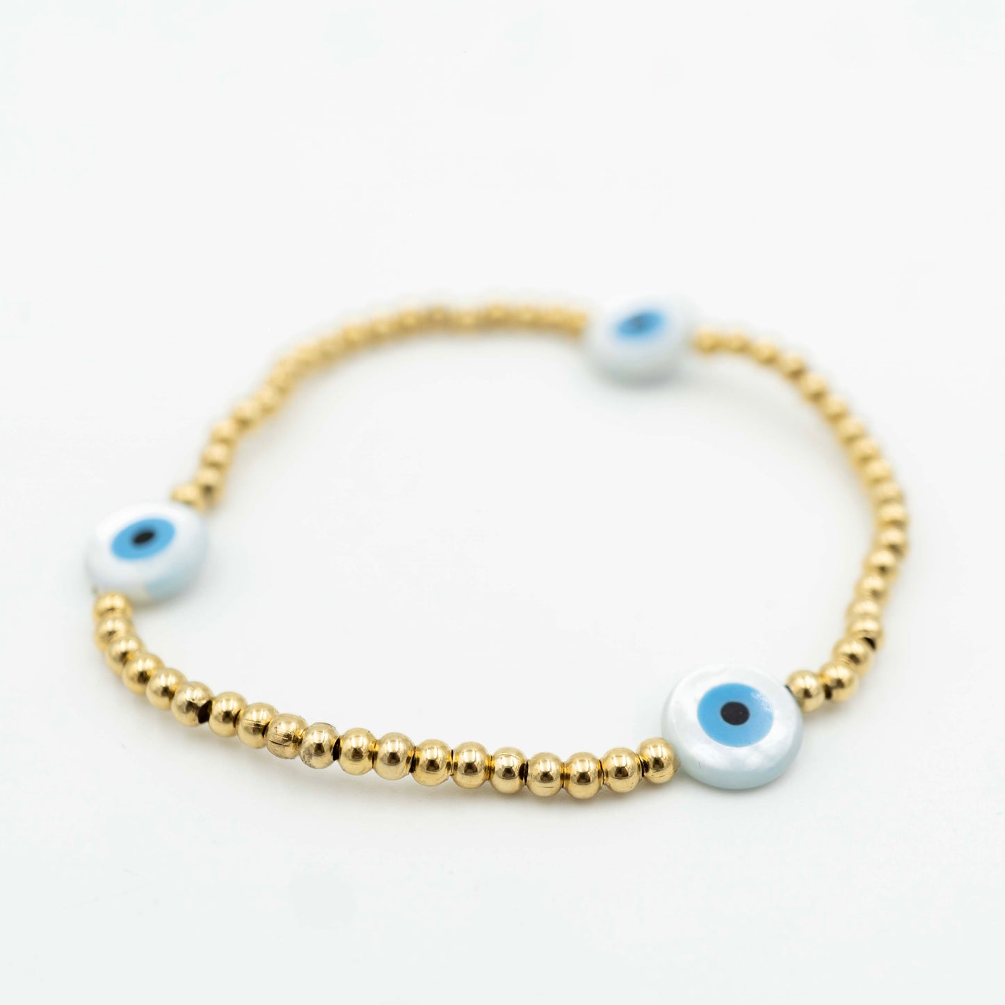 Pulsera Bolitas Ojo Turco