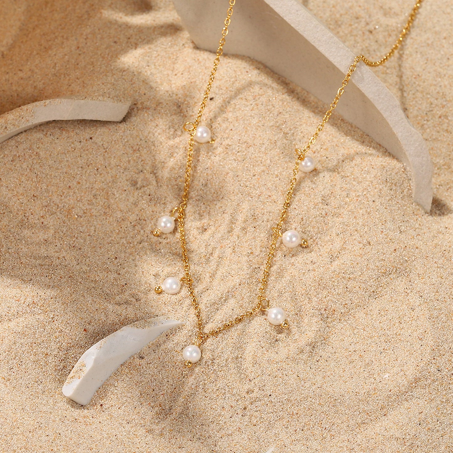 Collar Perlas Colgantes