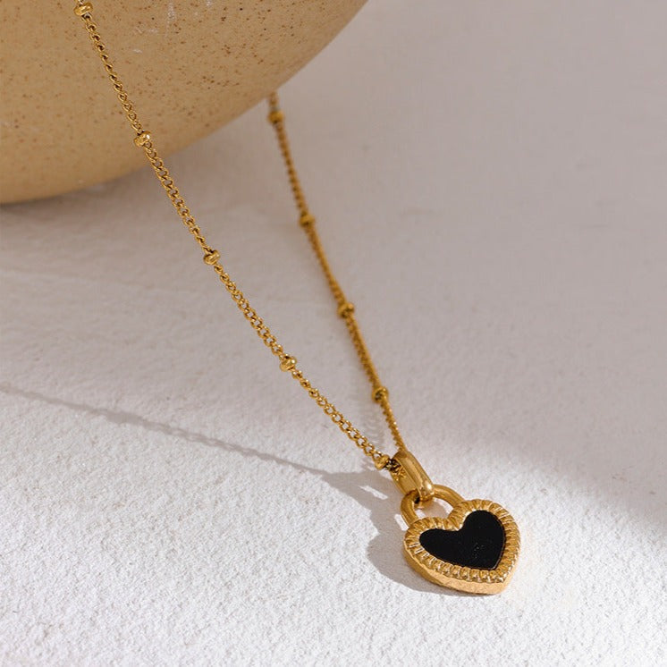 Collar Corazon Doblevista