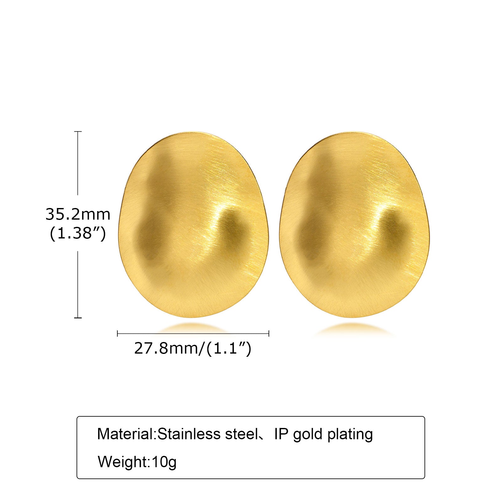 Aretes Oval