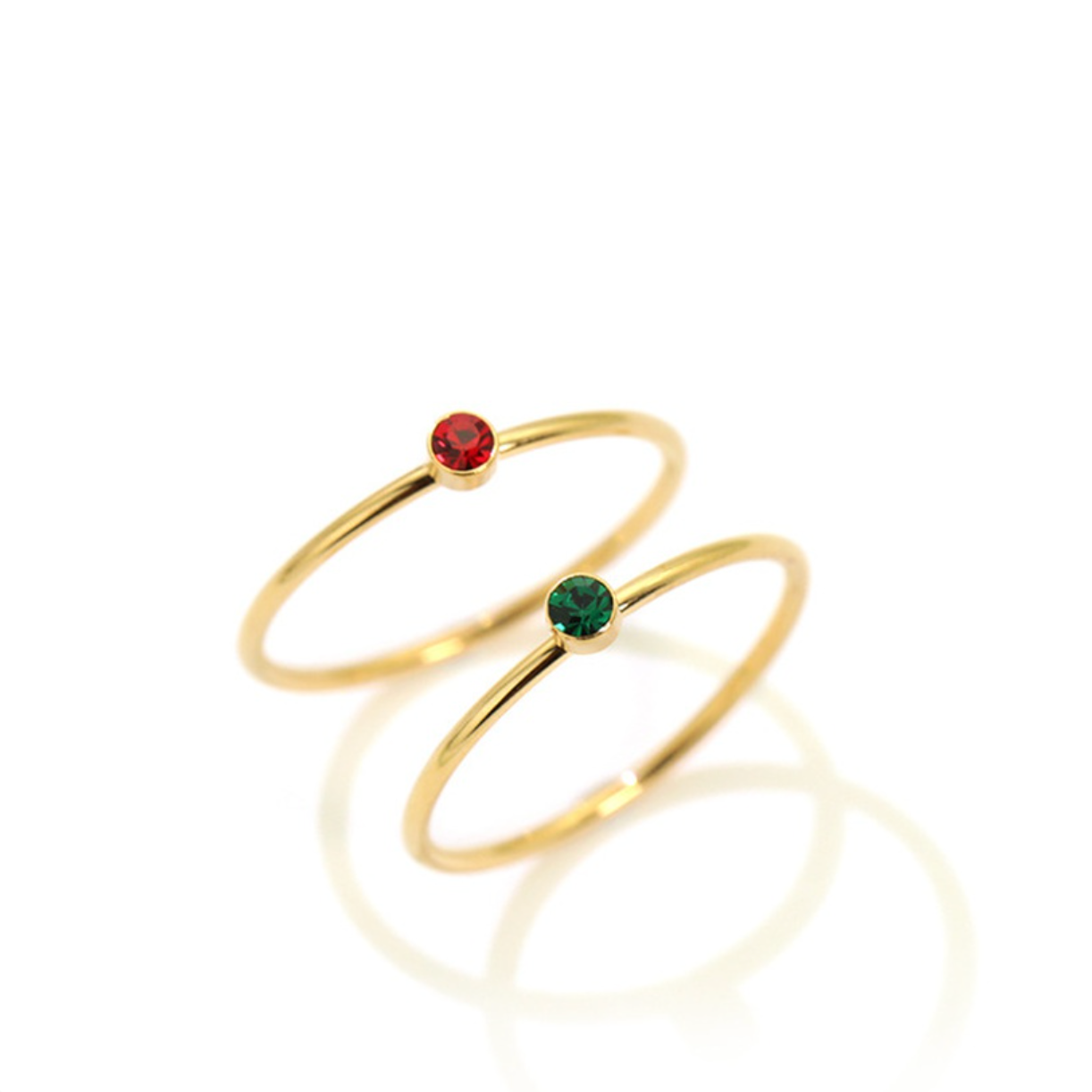 Anillo Zirconia Verde