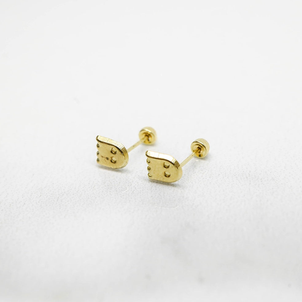 Piercing Fantasma Oro 10k (precio por 1 arete)