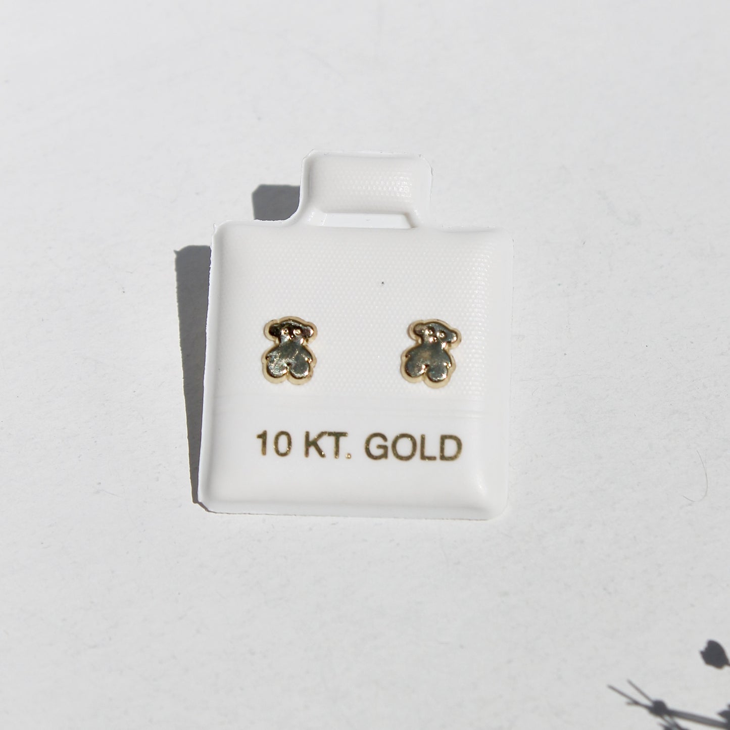 Piercing Osito Oro 10k (precio por 1 arete)