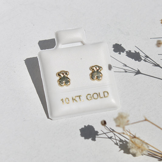 Piercing Osito Oro 10k (precio por 1 arete)