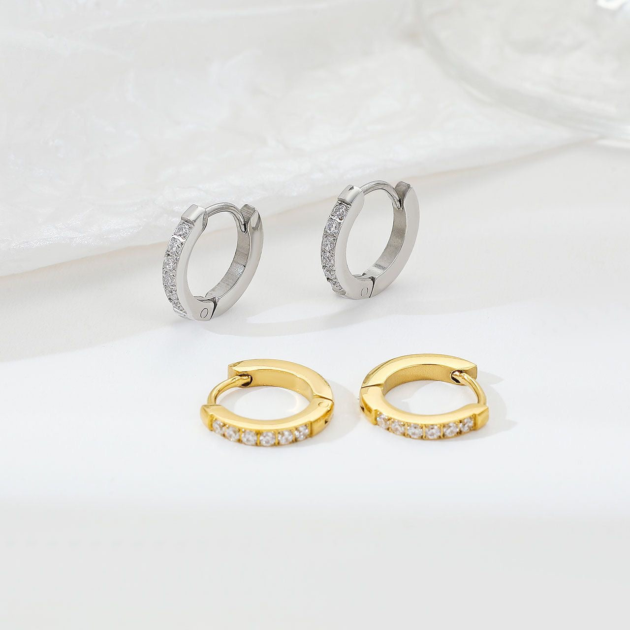 Arracadas Mini Zirconia