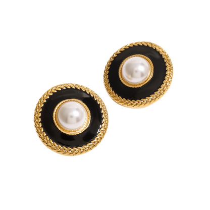 Aretes Black Pearl