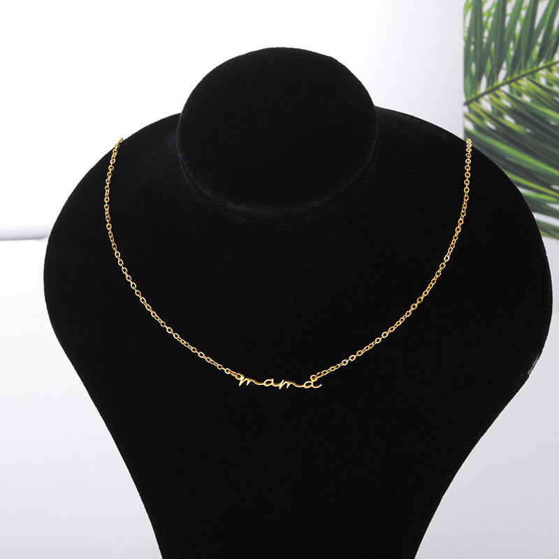 Collar Mamá Cursiva