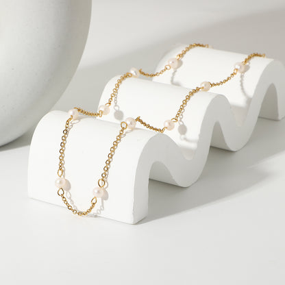 Collar Cadena Perlas