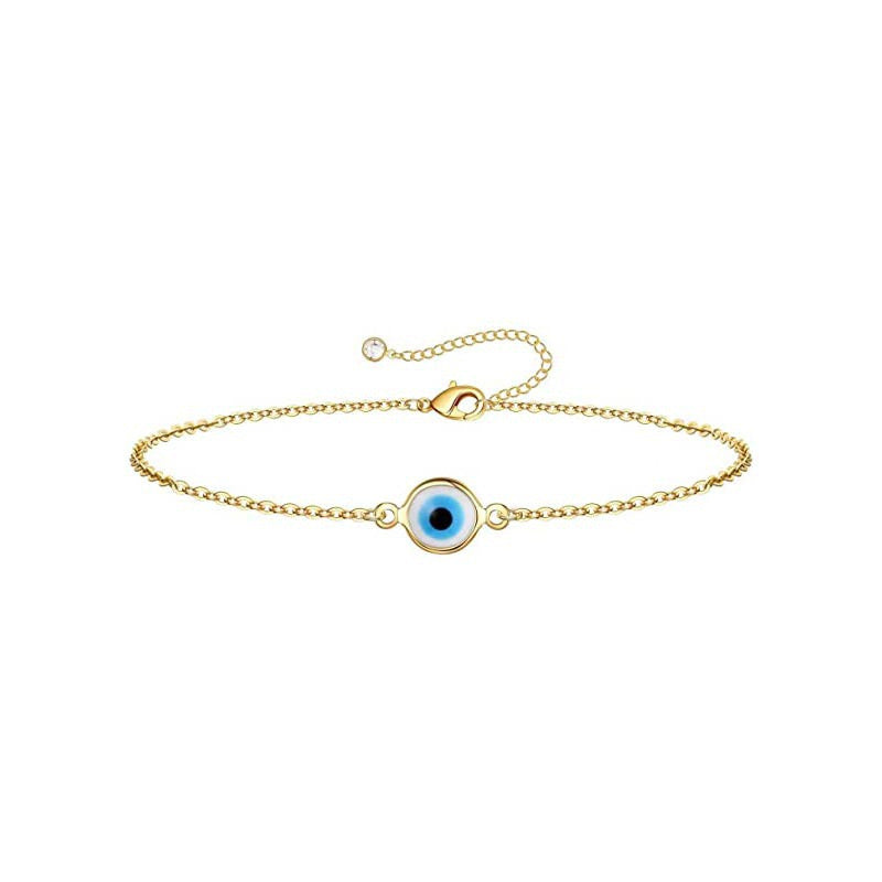 Pulsera Ojo Turco Azul con Blanco
