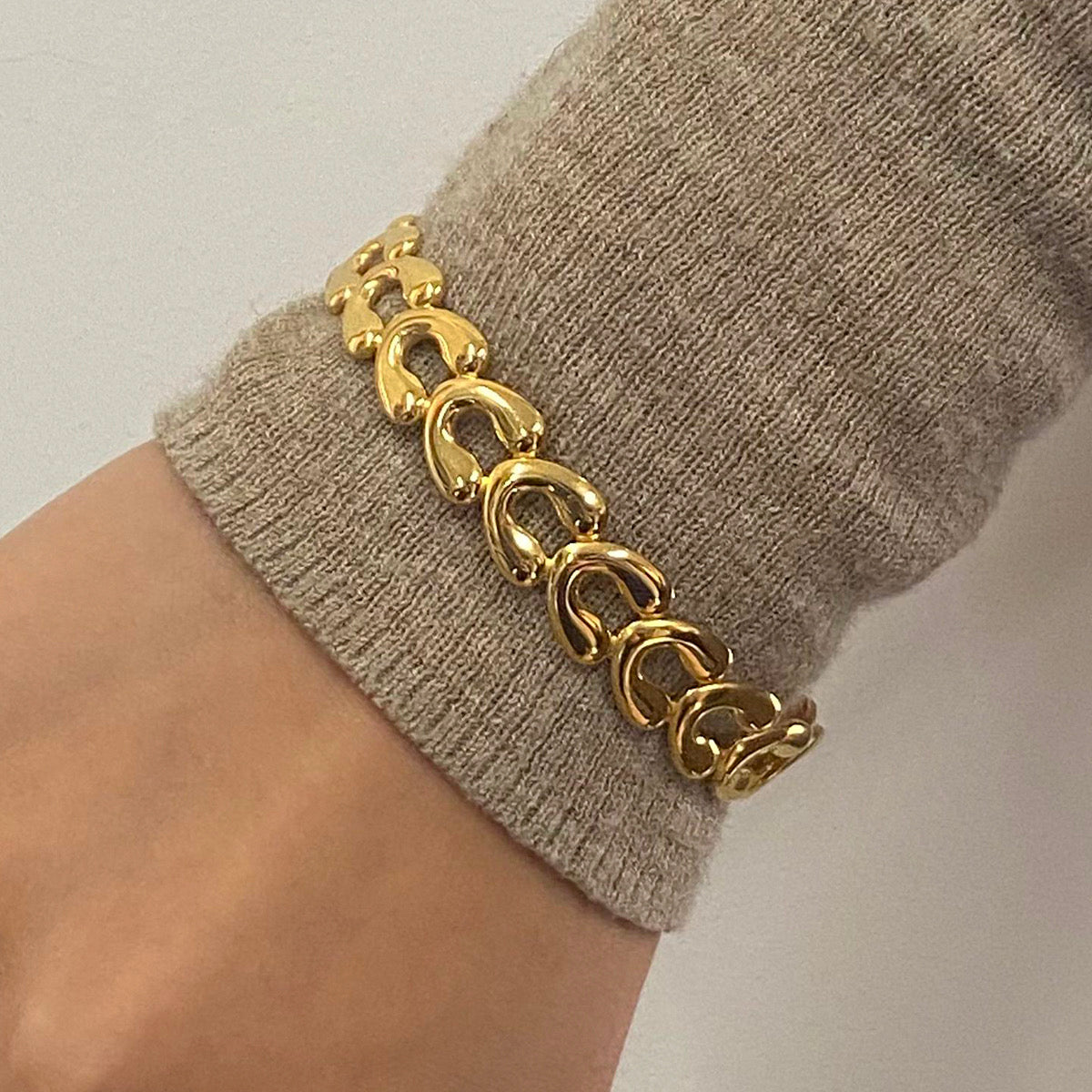 Pulsera Rodas Dorada