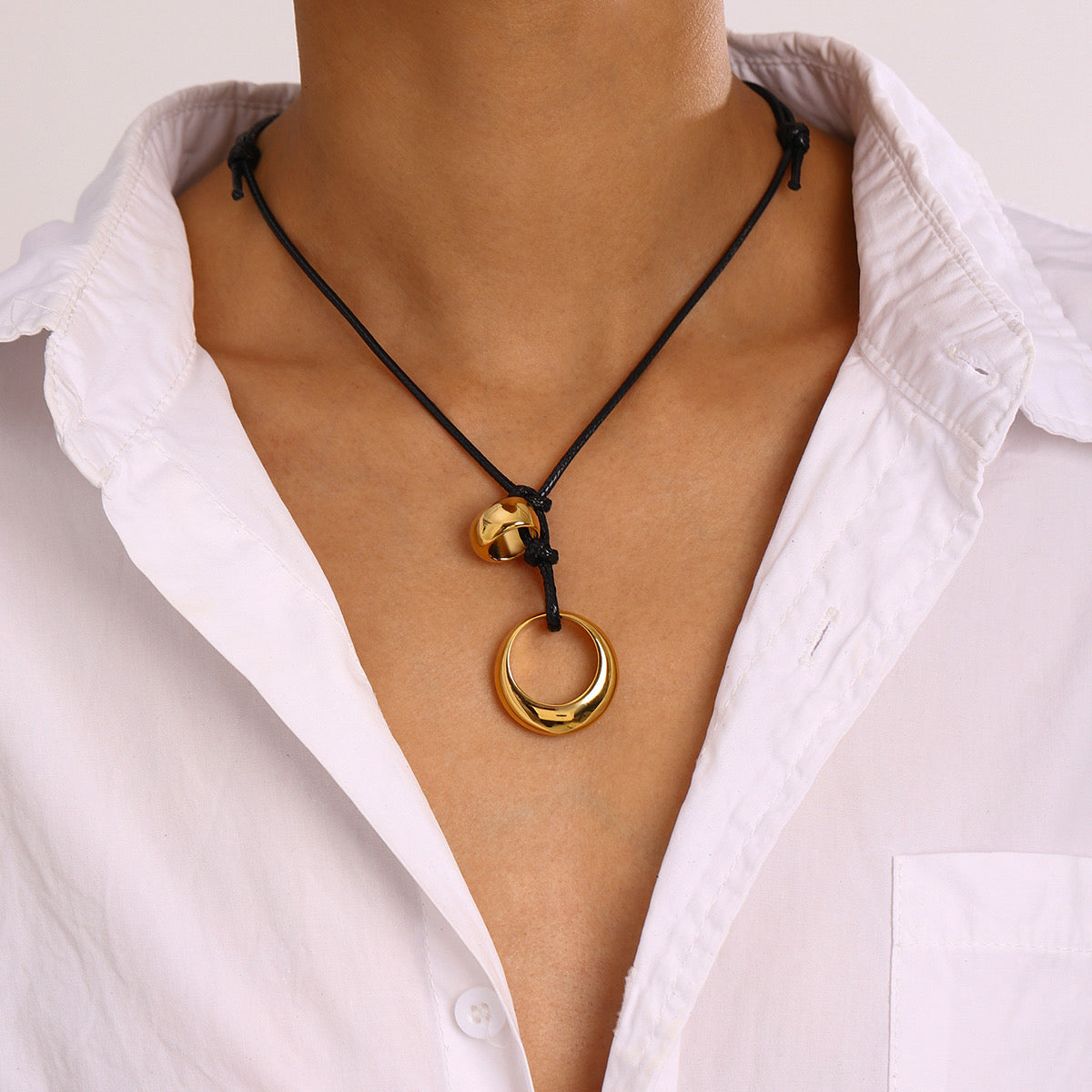 Collar Círculo Black