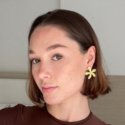 Aretes Flor