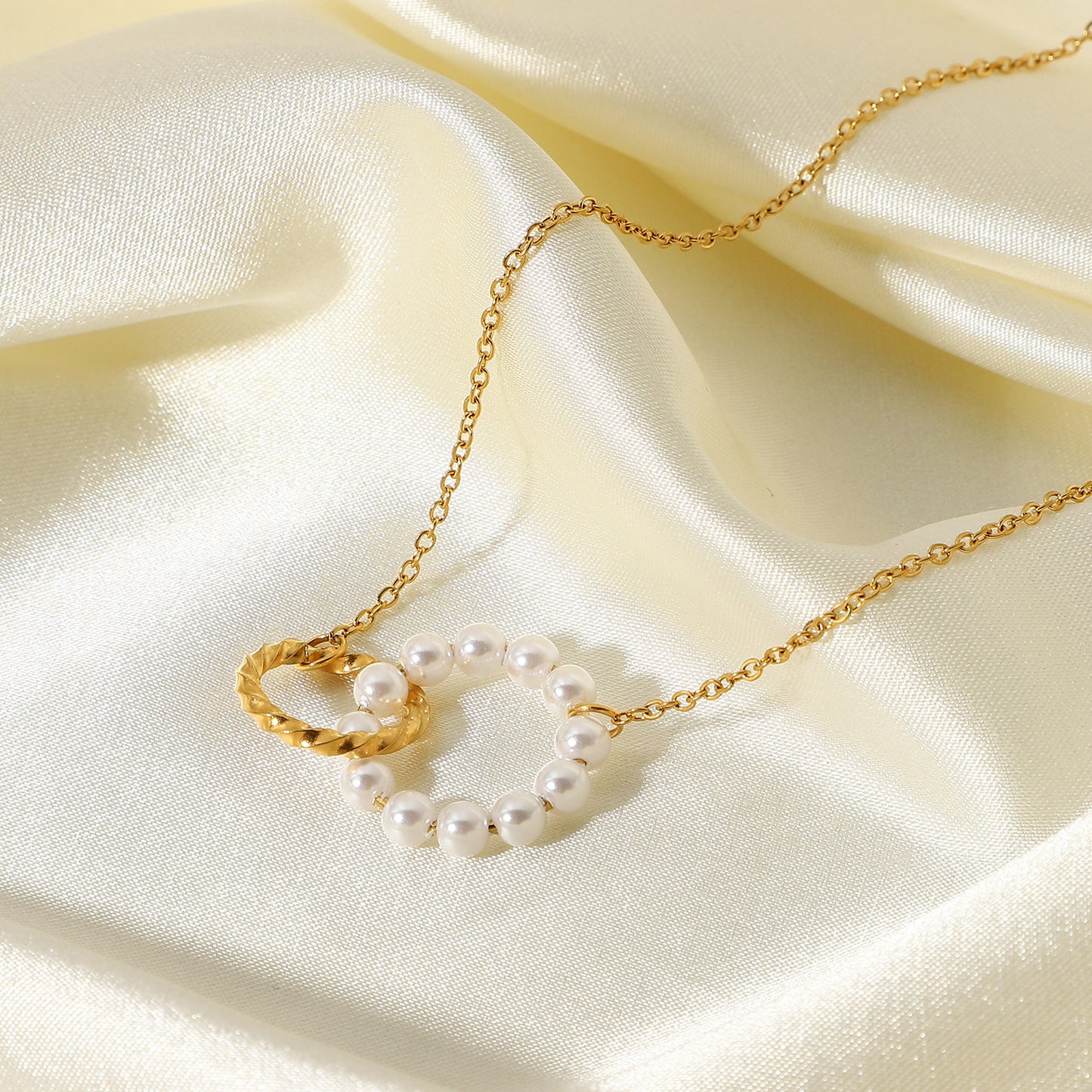 Collar Circulo Perla