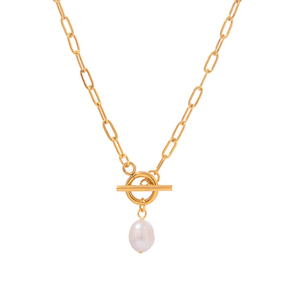 Collar Perla Broche