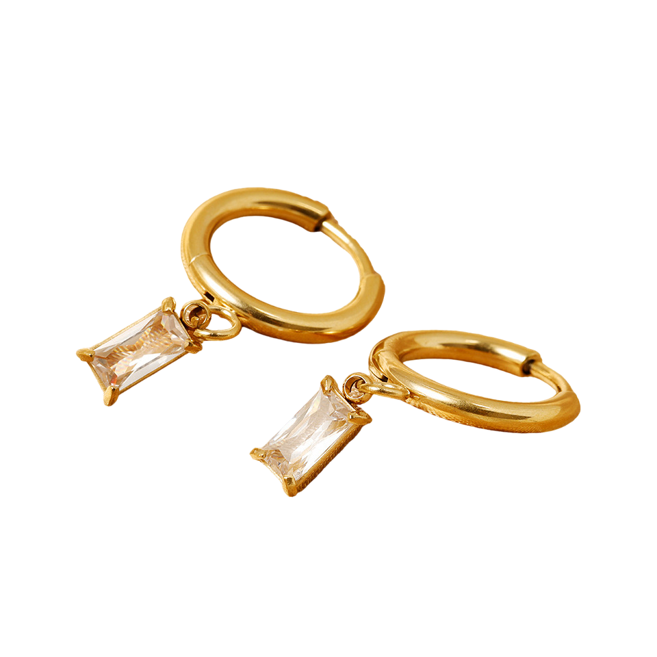 Aretes White Square