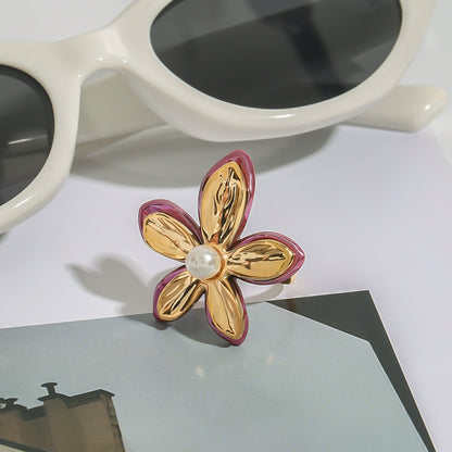 Anillo Flor Rosa