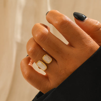 Anillo Doble White