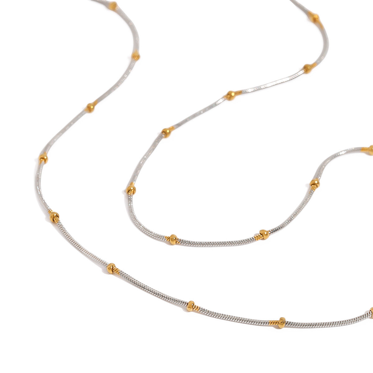 Collar Simple Bolitas Dual