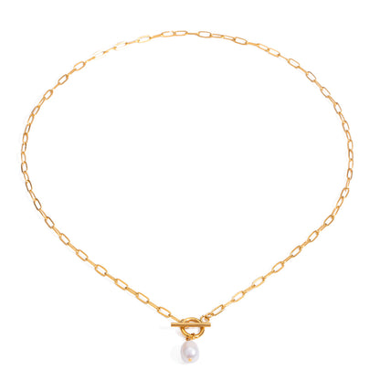 Collar Perla Broche