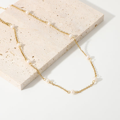 Collar Cadena Perlas