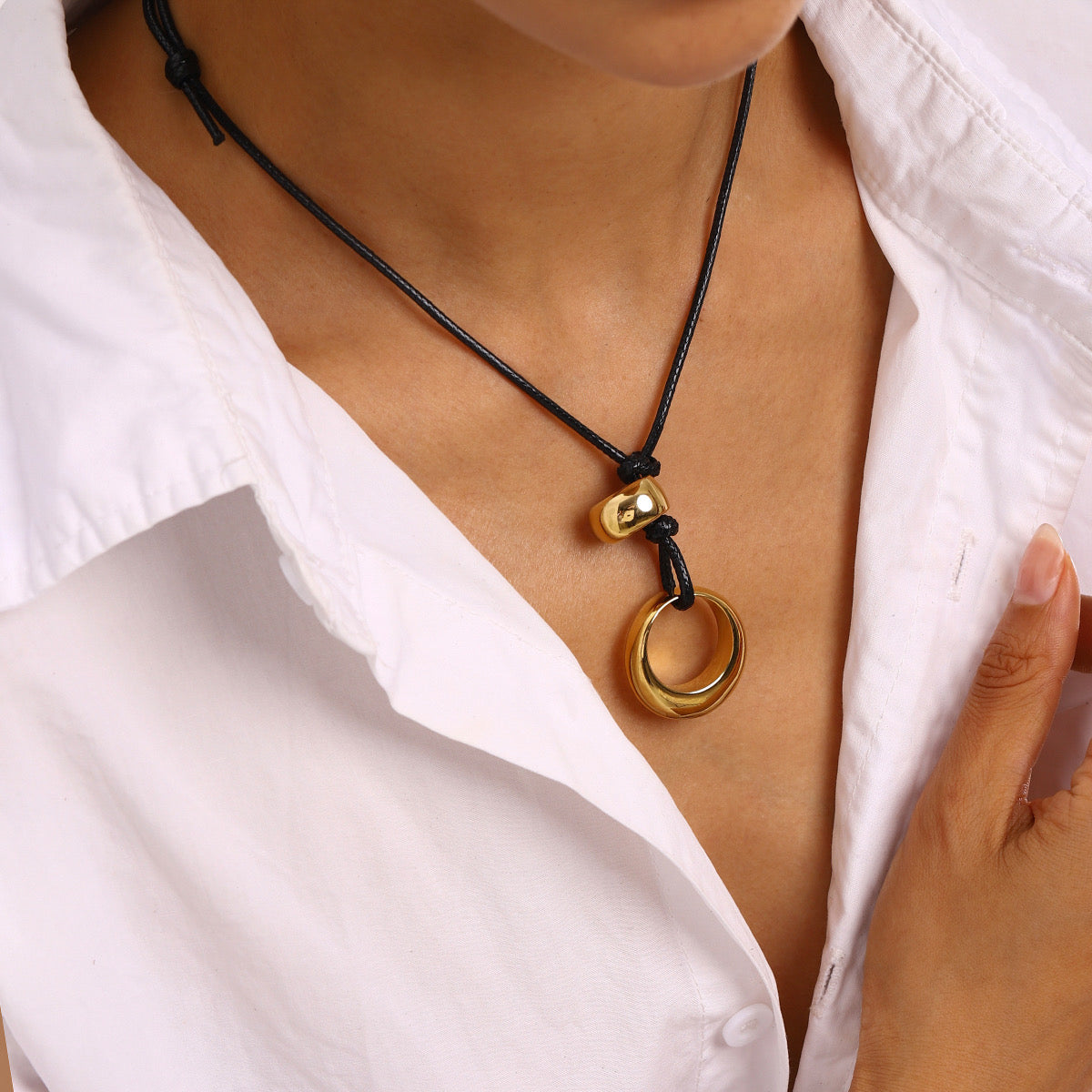 Collar Círculo Black