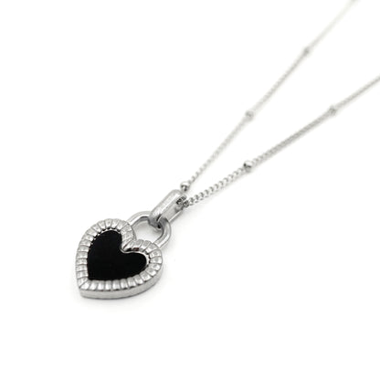 Collar Corazon Doblevista