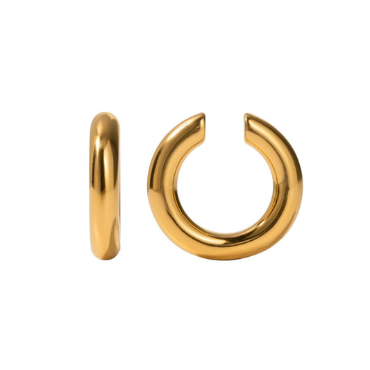 Earcuff Liso Dorado