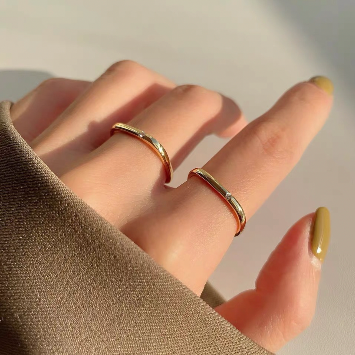 Anillo Cuadrado Zirconia