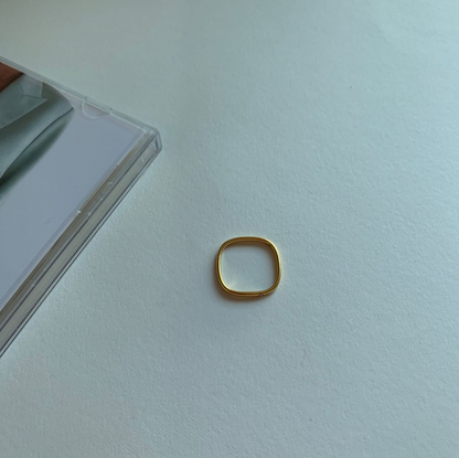 Anillo Cuadrado Zirconia