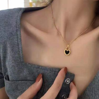 Collar Corazon Doblevista
