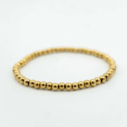 Pulsera Bolitas Dorada