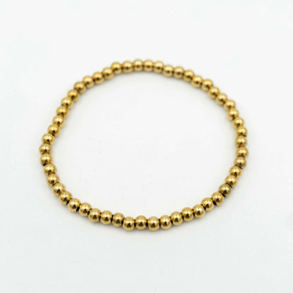 Pulsera Bolitas Dorada