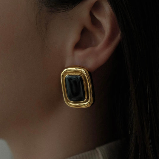 Aretes Black Square