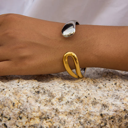 Pulsera Abierta Dual