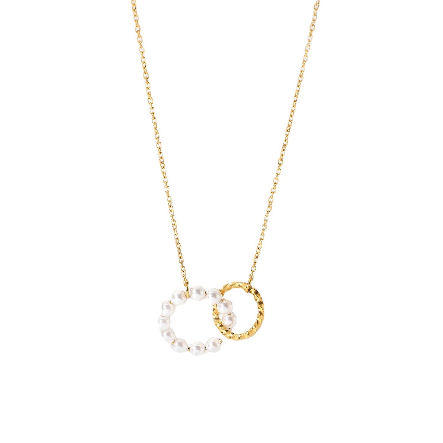 Collar Circulo Perla