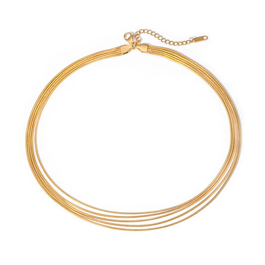 Collar 5 Capas Gold