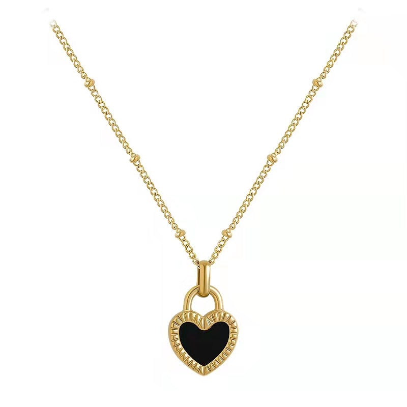 Collar Corazon Doblevista
