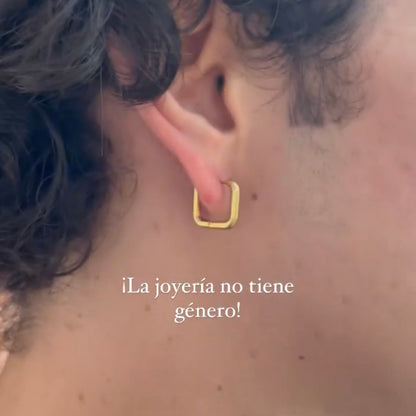 Arracadas Cuadradas