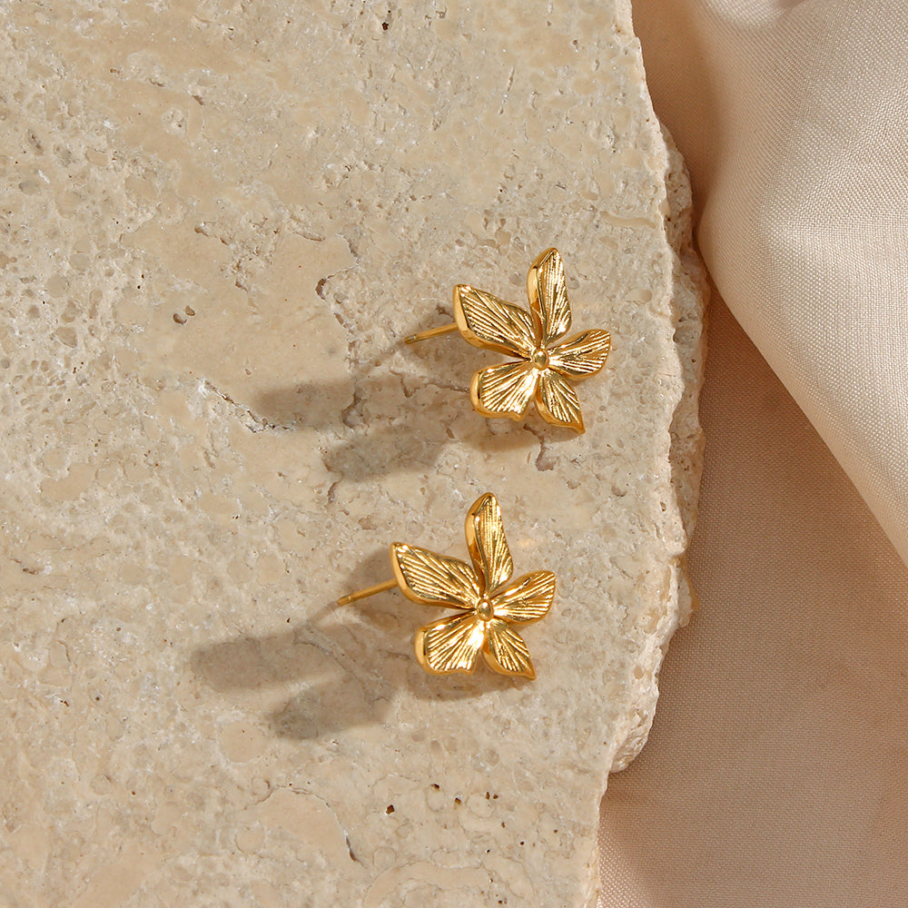 Aretes Flor Petalo