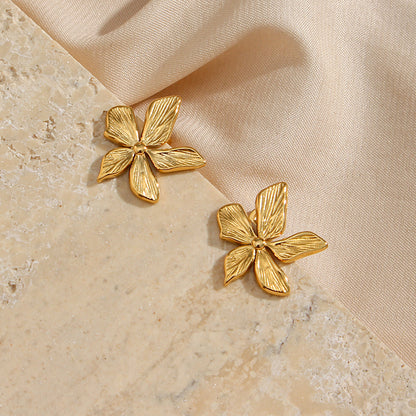 Aretes Flor Petalo