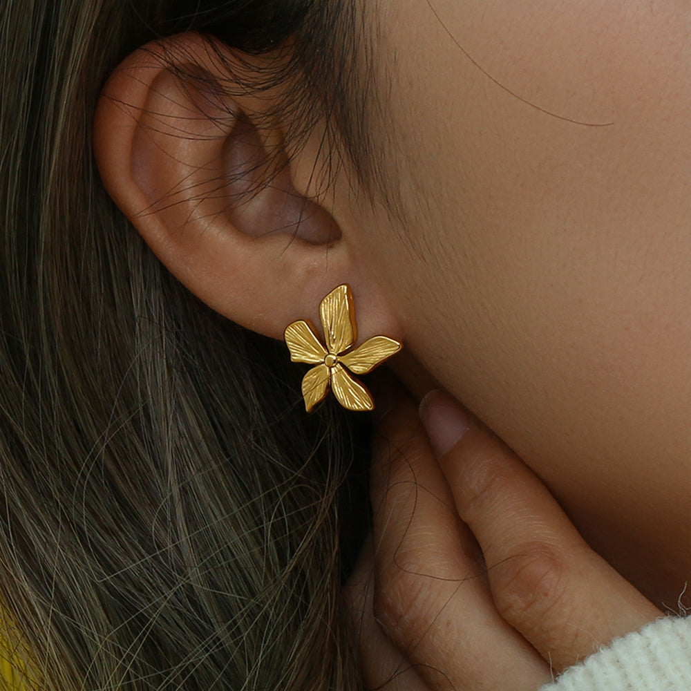 Aretes Flor Petalo