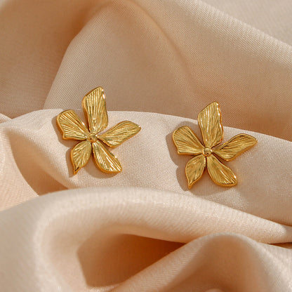 Aretes Flor Petalo