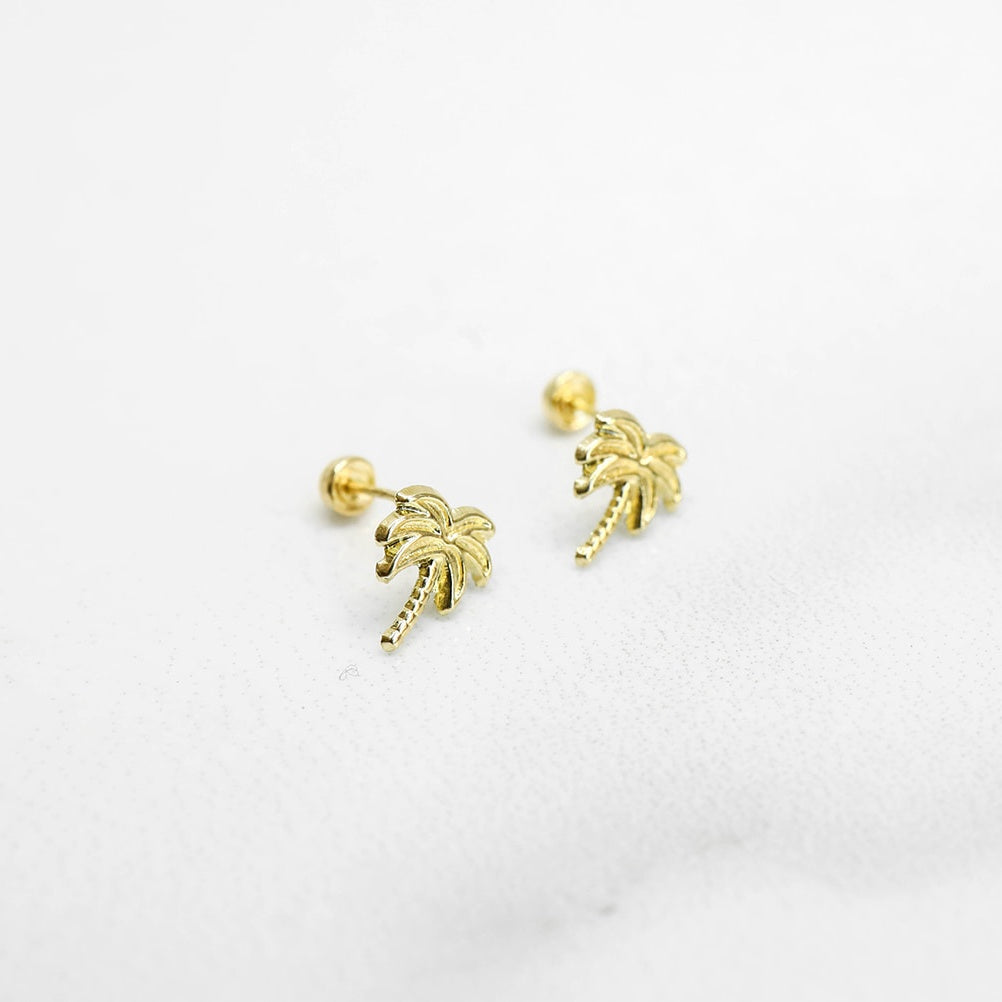 Piercing Palmera oro 10k (precio 1 arete)