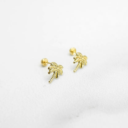 Piercing Palmera oro 10k (precio 1 arete)